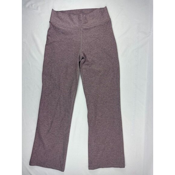 Vuori Pants - Vuori Heather Hazel Mid Rise Elevation Slim Bootcut Cropped Leggings Small VW487